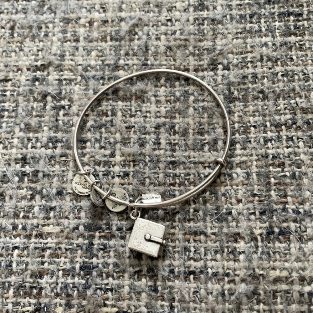 Graduation Cap Bangle Bracelet